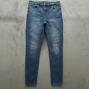 Lucky Brand Jeans Women's Size 12R Blue High-Rise Bridgette Skinny 30" Inseam